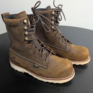 Irish Setter Brown Leather Lace-Up Work Boots